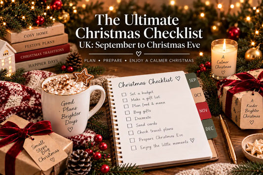 Christmas checklist UK from September to Christmas Eve