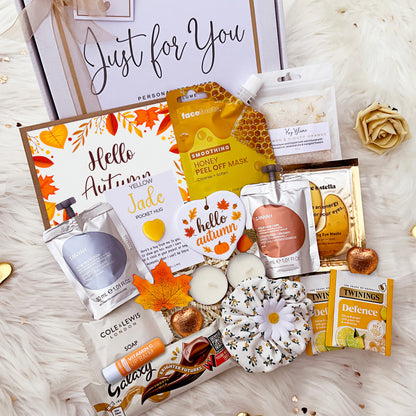 Autumn Gift Box | Pamper Hamper | Gifts for Women | Birthday Gift for Her | Cosy Gifts for Her | Autumn Hamper