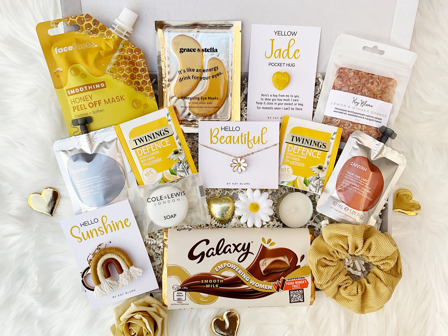 christmas hamper |daisy spa gift box - honey (letterbox size)