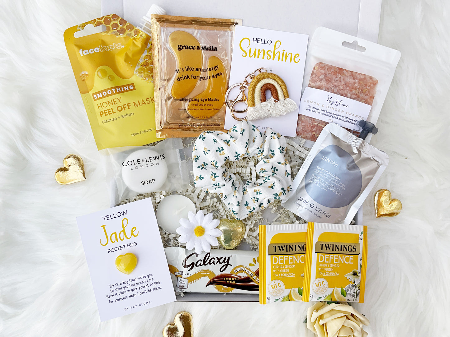 christmas hamper |daisy spa gift box - honey (letterbox size)