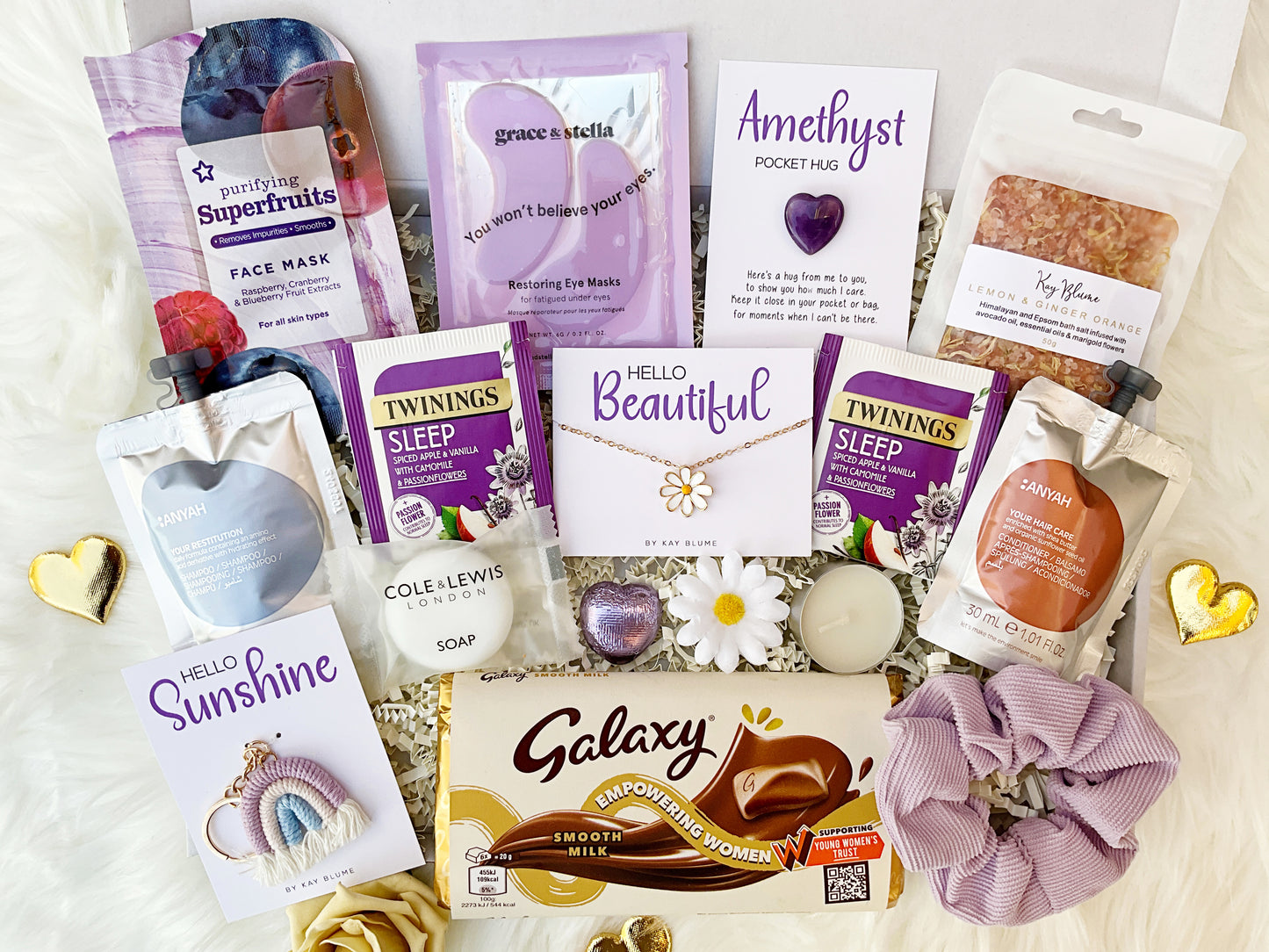 christmas hamper | daisy spa gift box - lavender (letterbox size)