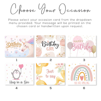 Girls Gift Box | Unicorn & Princess or Spa Pamper Gift | Birthday or Get Well Gift for Girls