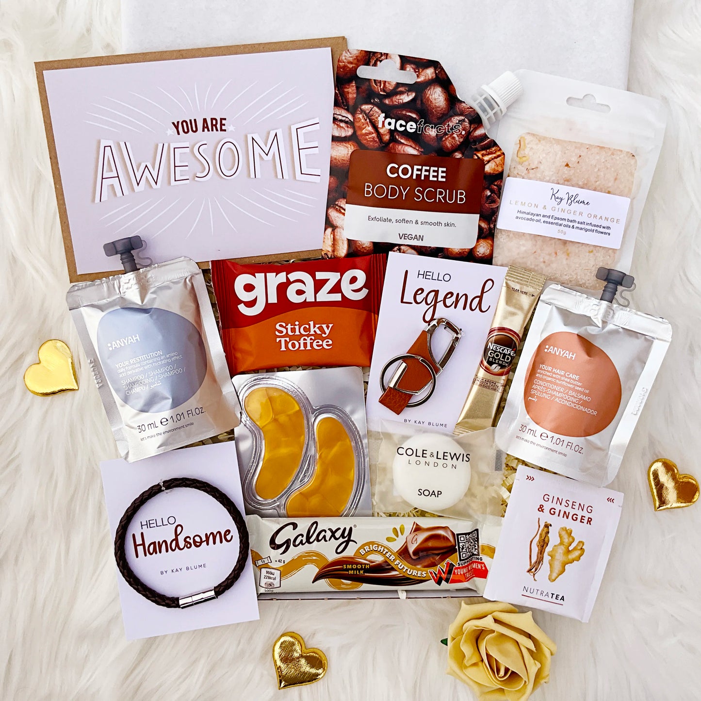 Men’s Gift Box | Birthday, Self Care & Relaxation Hamper for Him | Thinking of You or Thank You Gift