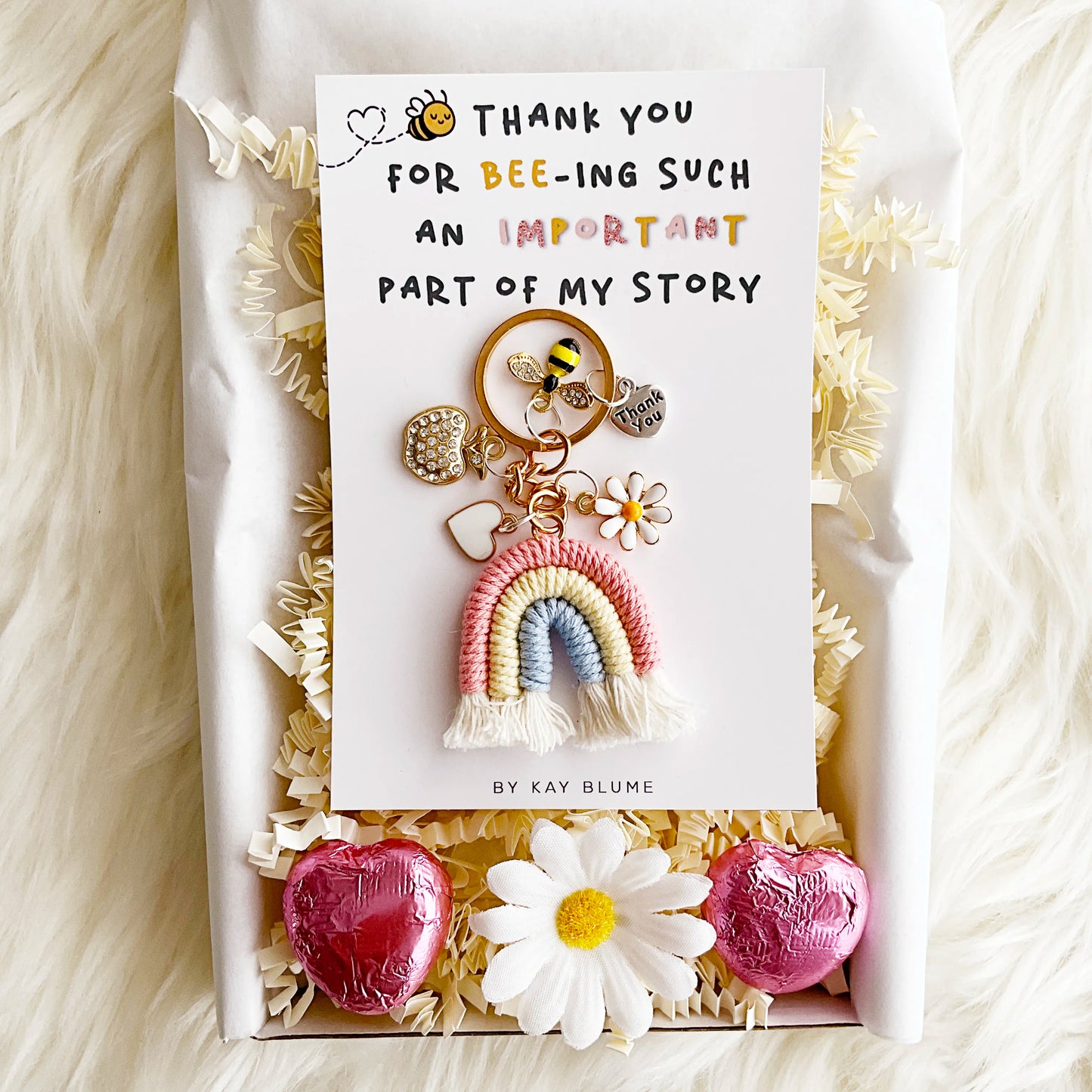 Teacher Keepsake Gift | Thank You Gift for Teacher or Teaching Assistant | Mini Letterbox Gift | End of Term Appreciation Present