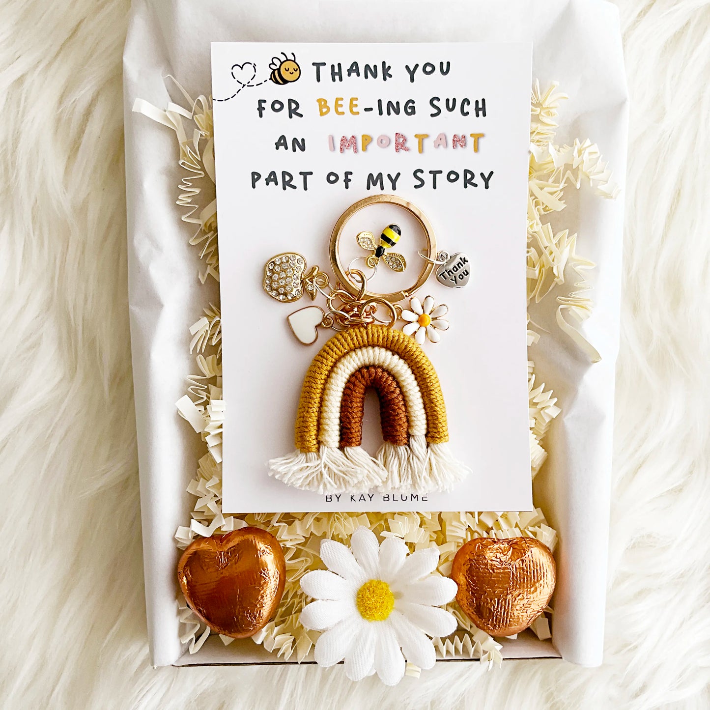 Teacher Keepsake Gift | Thank You Gift for Teacher or Teaching Assistant | Mini Letterbox Gift | End of Term Appreciation Present