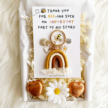 Teacher Keepsake Gift | Thank You Gift for Teacher or Teaching Assistant | Mini Letterbox Gift | End of Term Appreciation Present