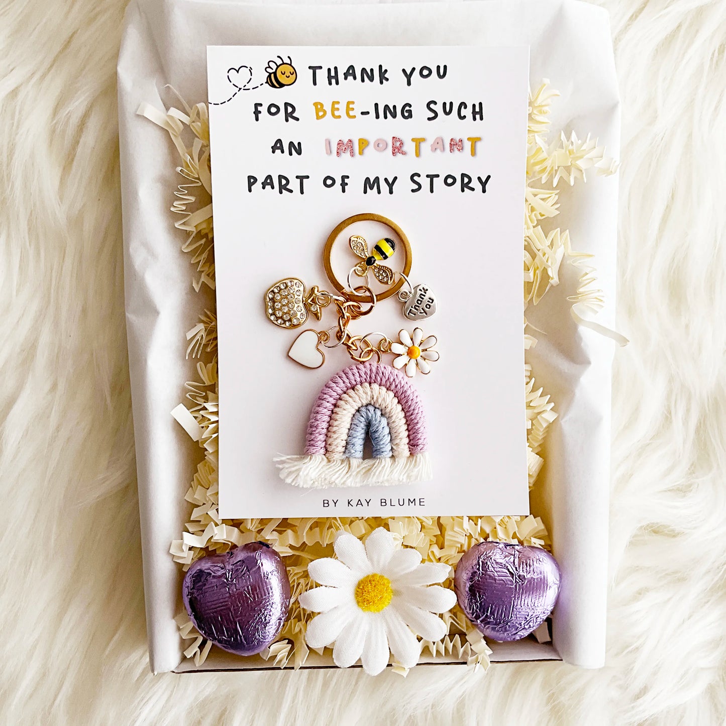 Teacher Keepsake Gift | Thank You Gift for Teacher or Teaching Assistant | Mini Letterbox Gift | End of Term Appreciation Present